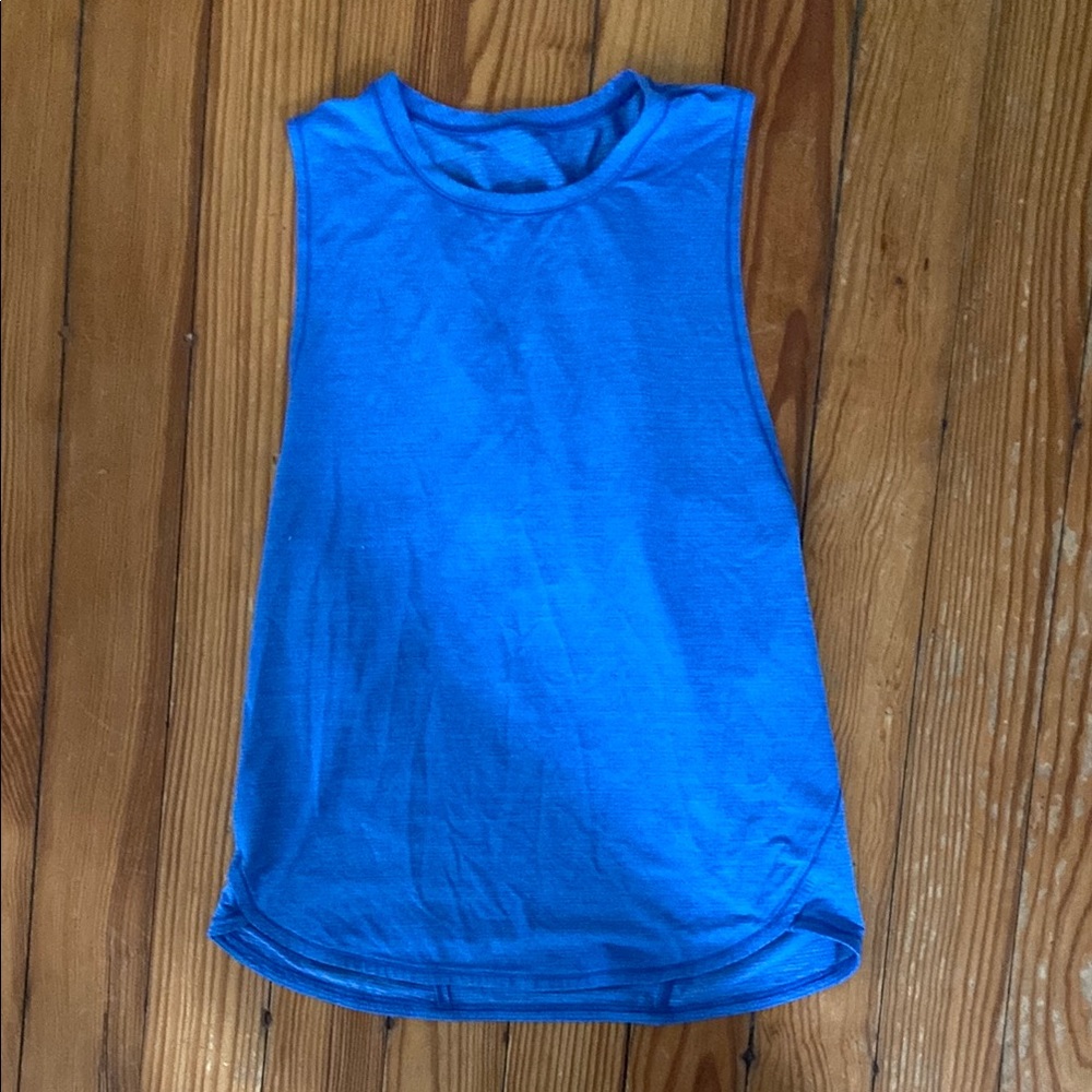 Blue Lululemon Tank Top